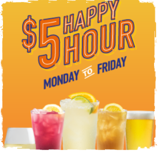 Dave & Buster's Happy Hour Menu